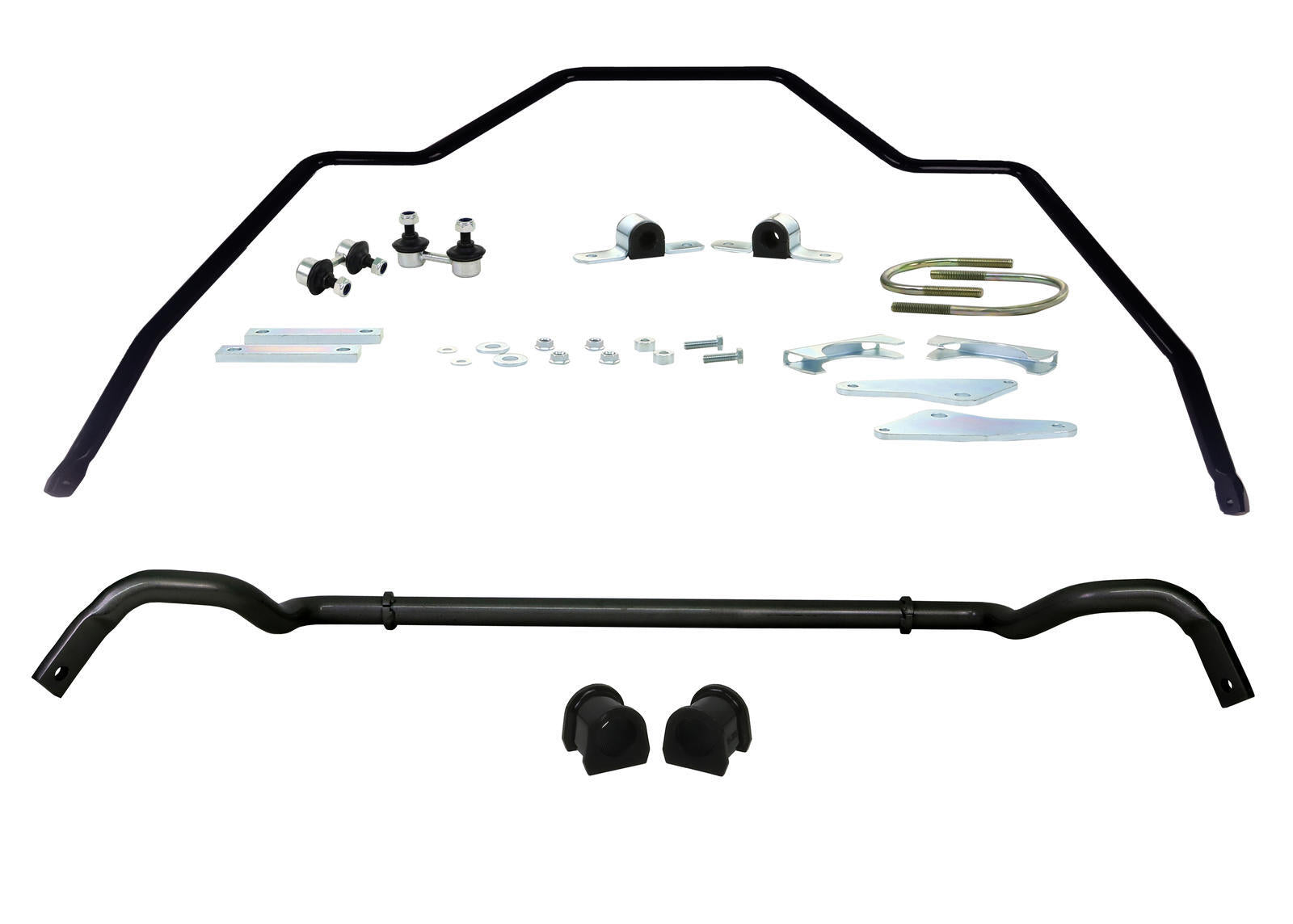 Whiteline Front and Rear Sway Bar - Vehicle Kit to Suit Mitsubishi Triton MQ, MR 4wd | BMK019