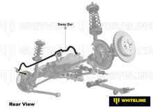 Whiteline Rear Sway Bar - 16mm 2 Point Adjustable to Suit Mazda MX-5 ND | BMR94Z
