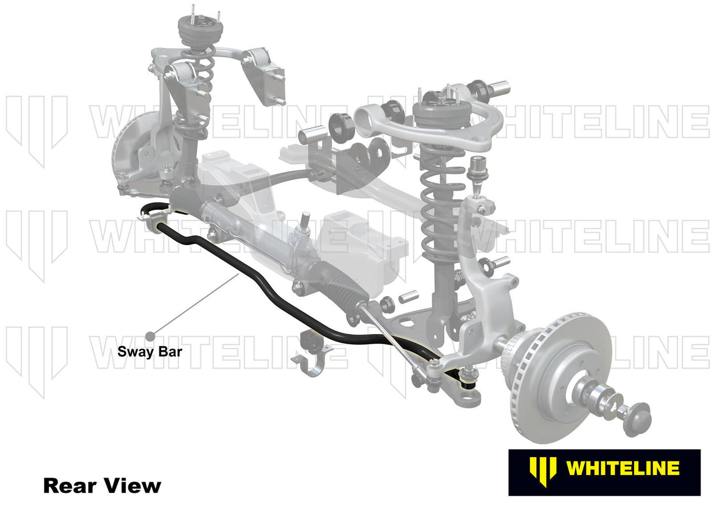 Whiteline Front Sway Bar - 22mm 2 Point Adjustable to Suit Nissan Skyline R32, R33 GTR | BNF27Z