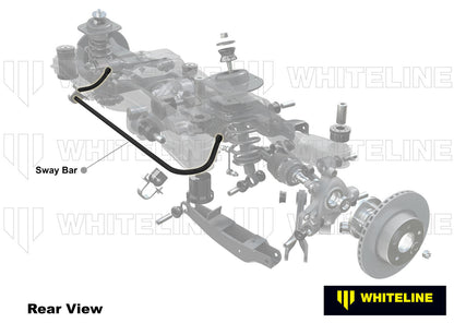 Whiteline Rear Sway Bar - 24mm 3 Point Adjustable to Suit Nissan 370Z Z34 and Skyline V36 | BNR37Z