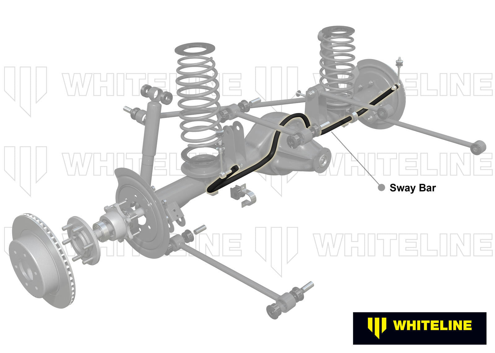 Whiteline Rear Sway Bar - 20mm Non Adjustable to Suit Nissan Skyline R31 Sedan and Wagon | BNR7