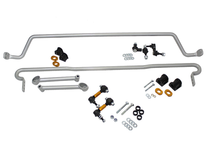 Whiteline Front and Rear Sway Bar - Vehicle Kit to Suit Subaru Impreza GV, GE WRX/STi | BSK012