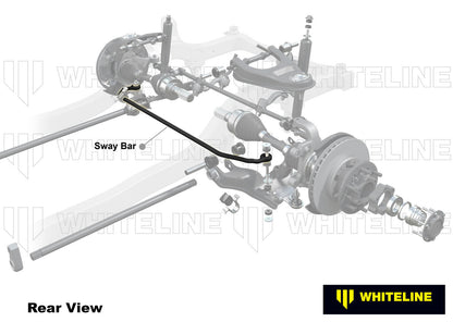 Whiteline Front Sway Bar - 30mm Non Adjustable to Suit Toyota Land Cruiser 100 Series IFS | BTF47