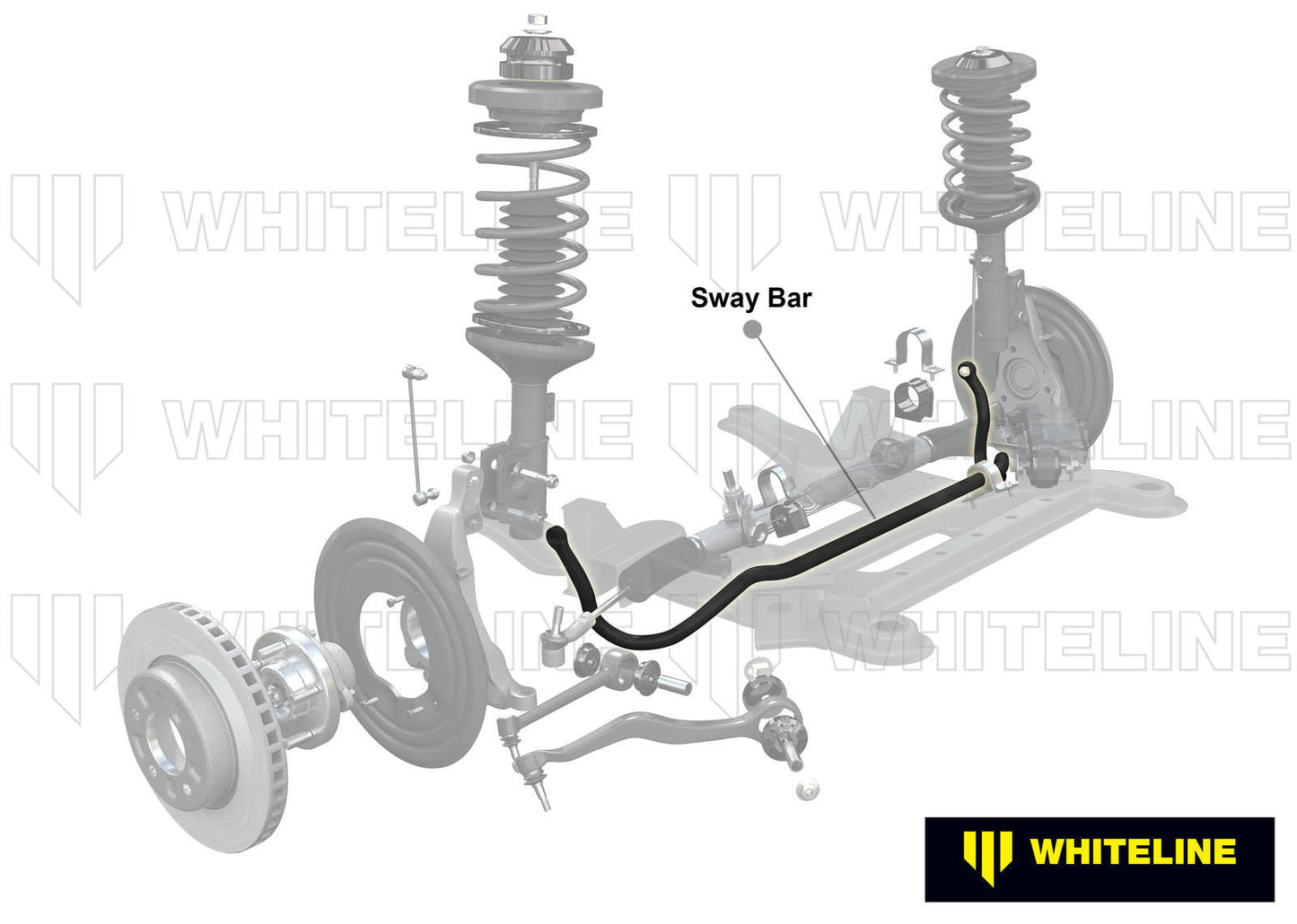 Whiteline Front Sway Bar - 24mm 2 Point Adjustable to Suit Toyota Supra DB42 and BMW Z4 G29 | BTF99Z