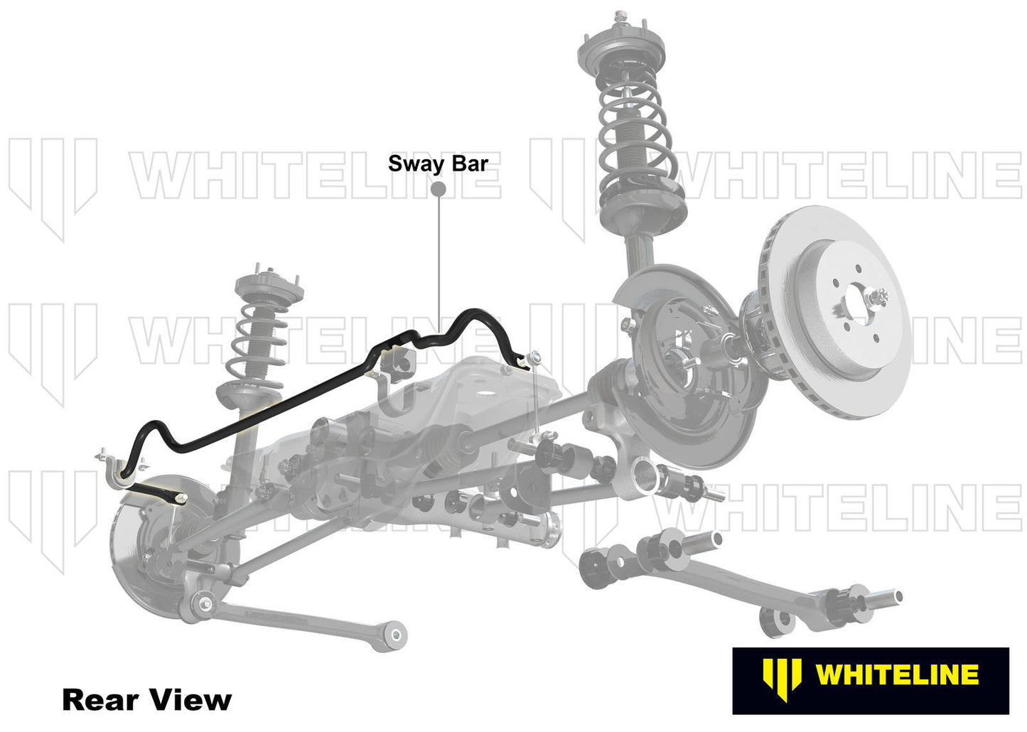 Whiteline Rear Sway Bar - 18mm 2 Point Adjustable to Suit Toyota Mr2 AW11 | BTR64Z