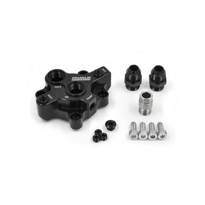 Oil Filter Relocation & Cooling Kit ‚ Nissan RB Bolt-On Version with Aeroflow Oil Cooler