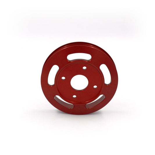 Scratch&Dent Billet Underdrive Water Pump Pulley for Nissan RB Engines - Red 140mm