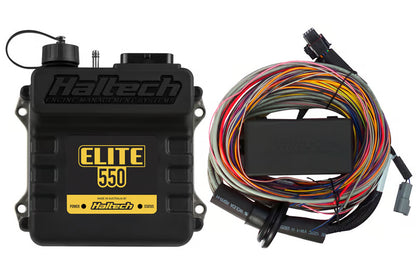 Haltech Elite 550 + Premium Universal Wire-in Harness Kit Length: 2.5m (8')