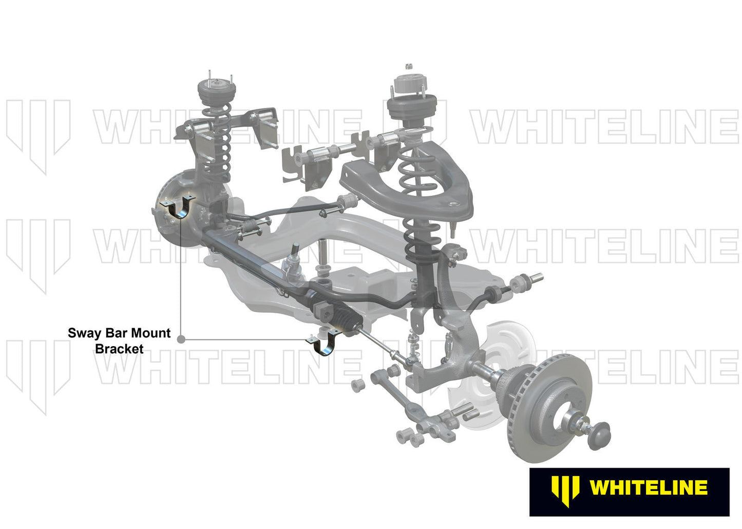 Whiteline Front Sway Bar Mount - Saddle Kit to Suit Chrysler Valiant | KBR19