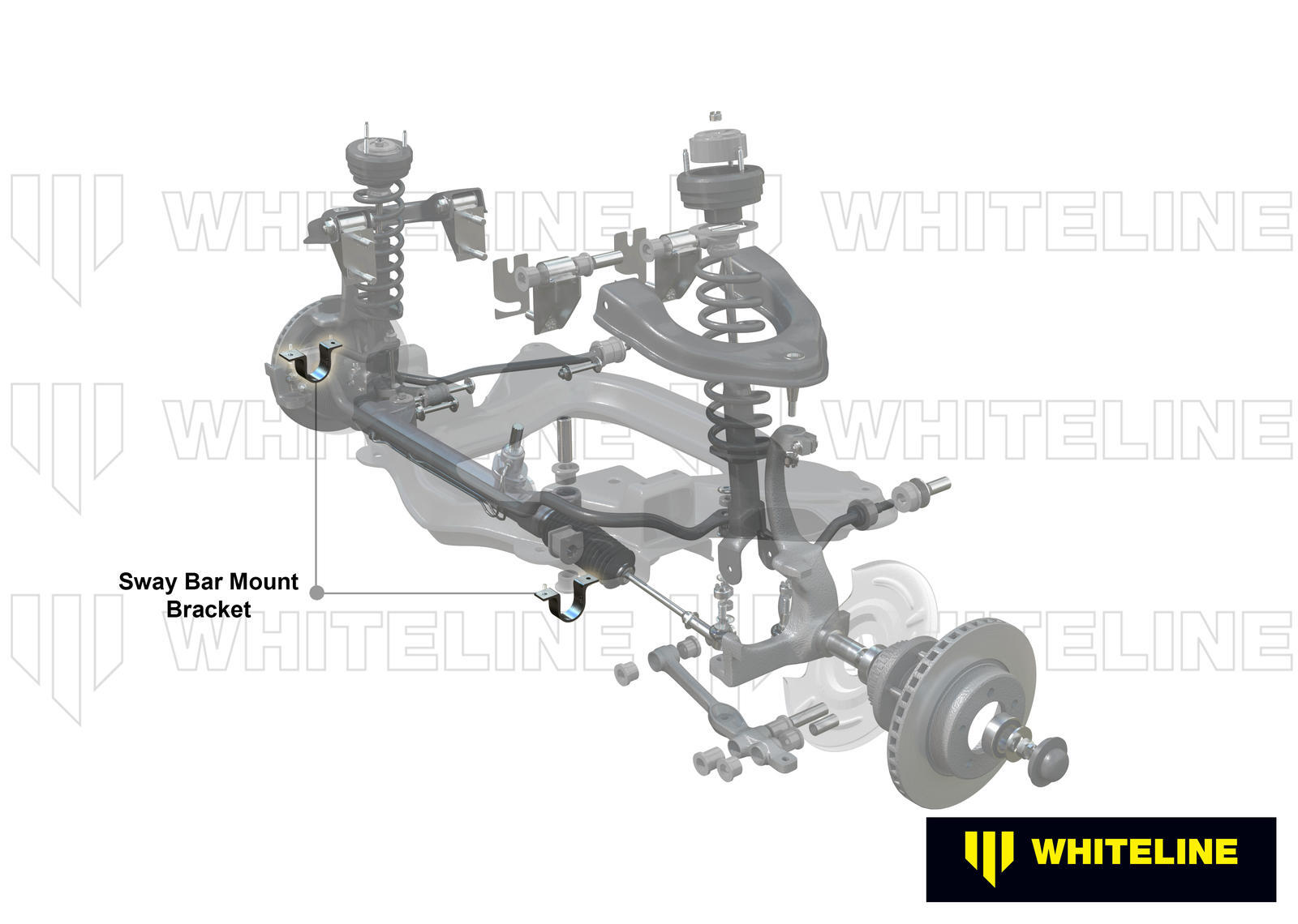Whiteline Front Sway Bar Mount - Saddle Kit to Suit Chrysler Valiant | KBR19