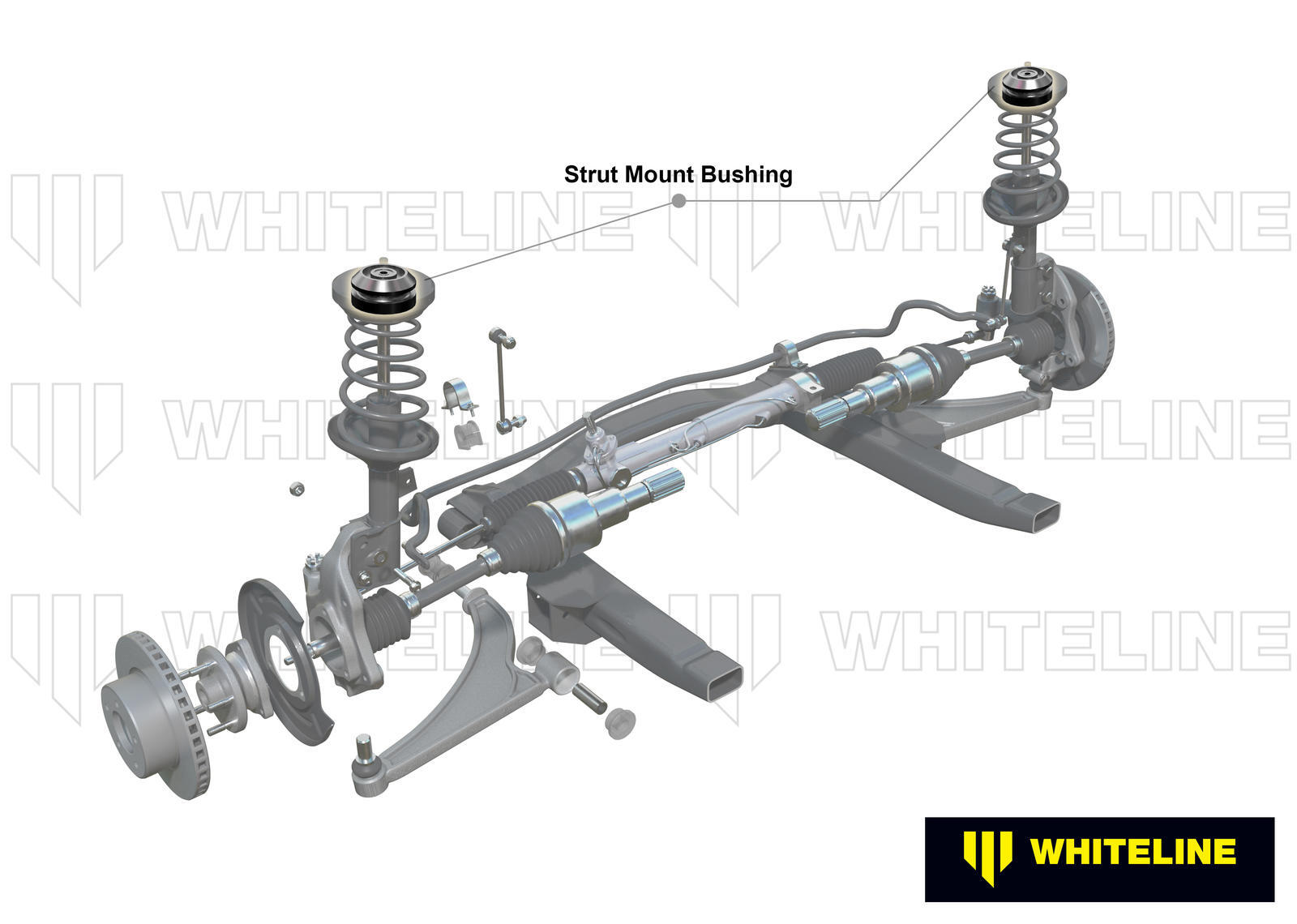 Whiteline Strut Mount - Kit Subaru | KCA335