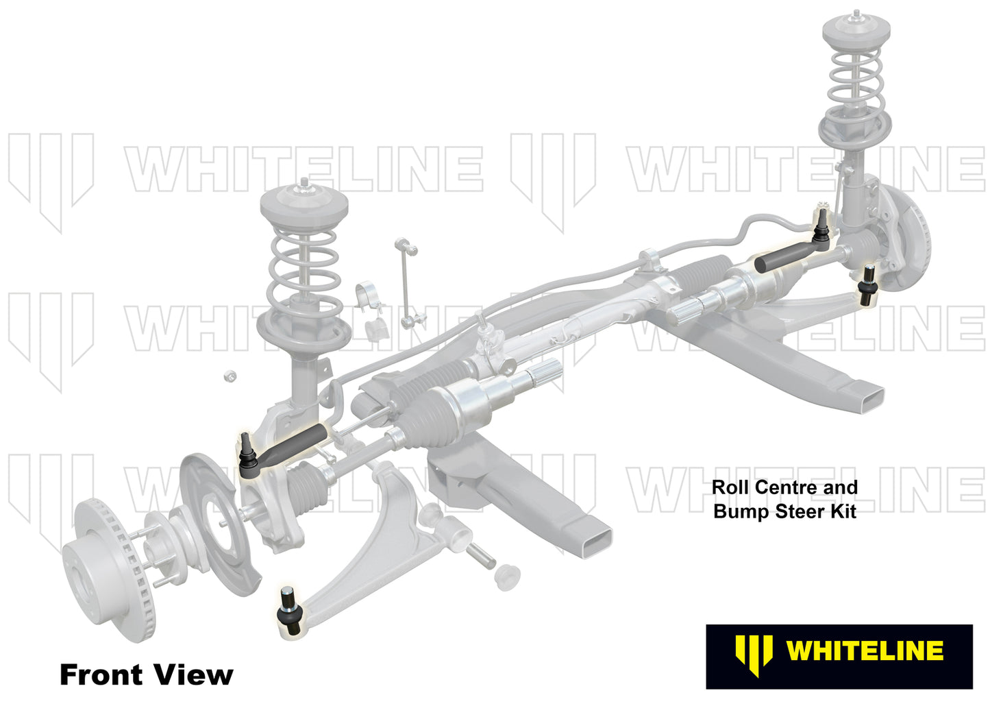Whiteline Front Roll Centre/Bump Steer - Correction Kit to Suit Mitsubishi Lancer Evo VII-X | KCA395