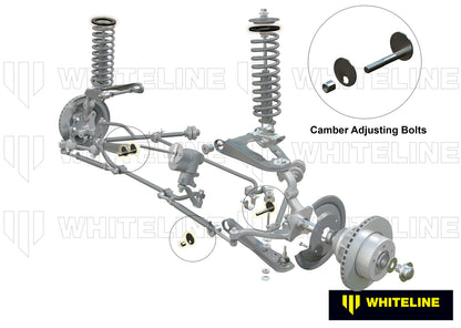 Whiteline Front Control Arm Lower - Inner Camber Bolt Kit to Suit Ford Falcon/Fairlane XR-XD and Mus