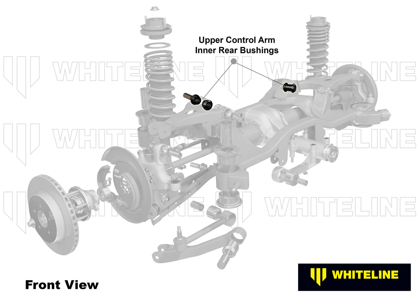 Whiteline Rear Control Arm Upper - Inner Rear Bushing Kit to Suit Mitsubishi Lancer Evolution X | KC