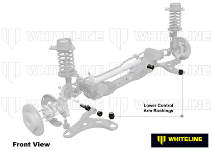 Whiteline Front Control Arm Lower - Inner Bushing Kit Double Offset to Suit Honda Civic VII, VIII Ge