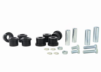 Rear Control Arm - Lower Outer&nbsp;Bushing KitThis IRS suspension systems suffers from uneven rear