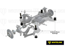Whiteline Rear Subframe - Bushing Kit to Suit BMW 1, 2, 3, 4 Series and X1 | KDT917