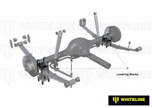 Whiteline Rear Lowering Block - Kit 1.5" to Suit Toyota HiAce, LiteAce and HiLux | KLB111-15