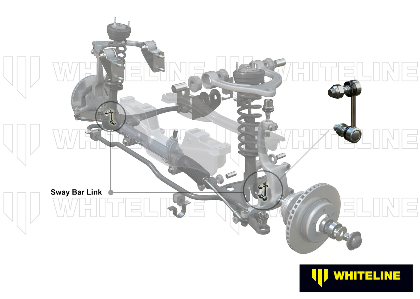 Whiteline Front Sway Bar Link to Suit Nissan 370Z Z34 and Skyline V36 | KLC204