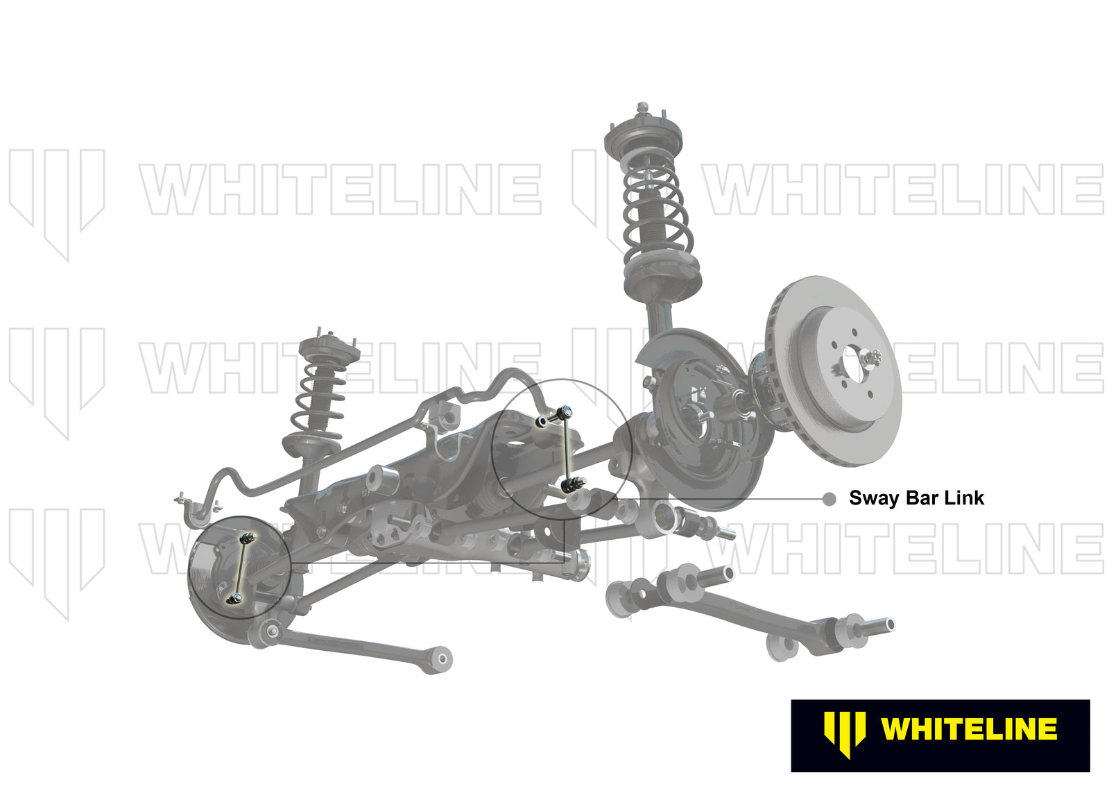 Whiteline Rear Sway Bar Link to Suit Honda Civic X Gen FC, FK, FK8 | KLC217