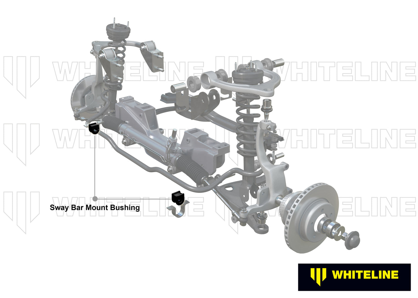 Whiteline Front Sway Bar Mount - Bushing Kit 27mm to Suit Whiteline Sway Bars | KSK051-27