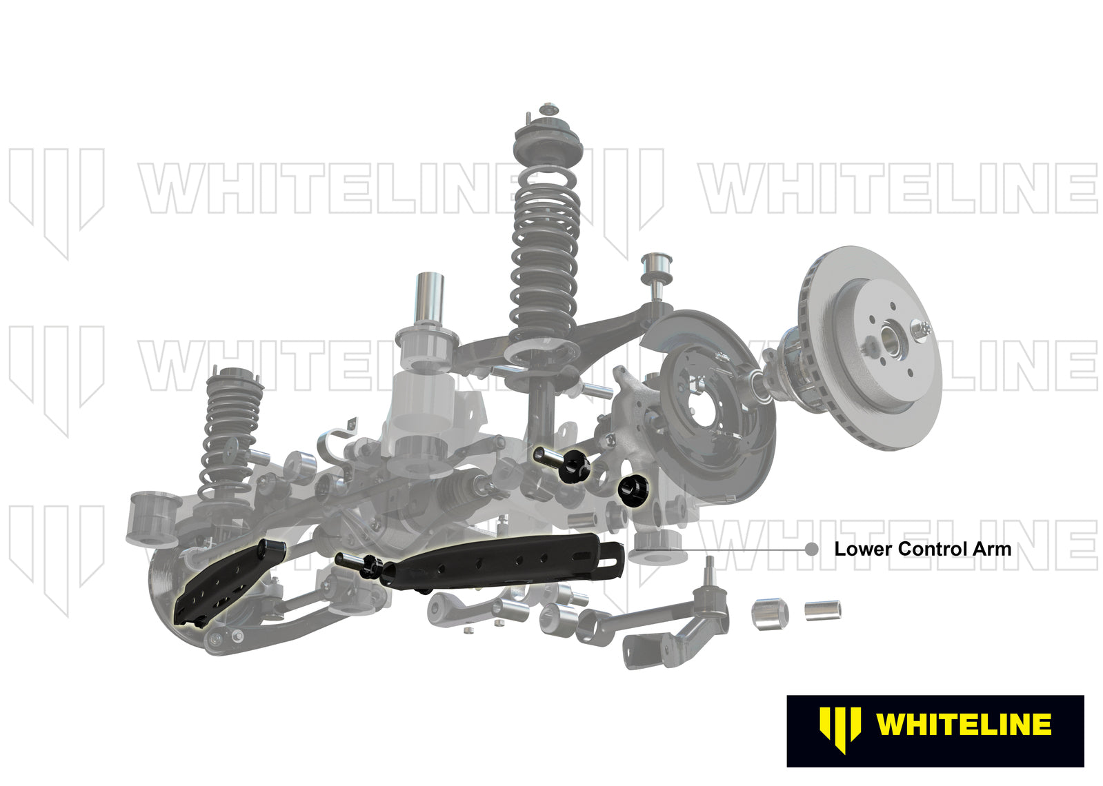 Whiteline Rear Control Arm Lower - Arm to Suit Mitsubishi Lancer Evolution X | KTA135
