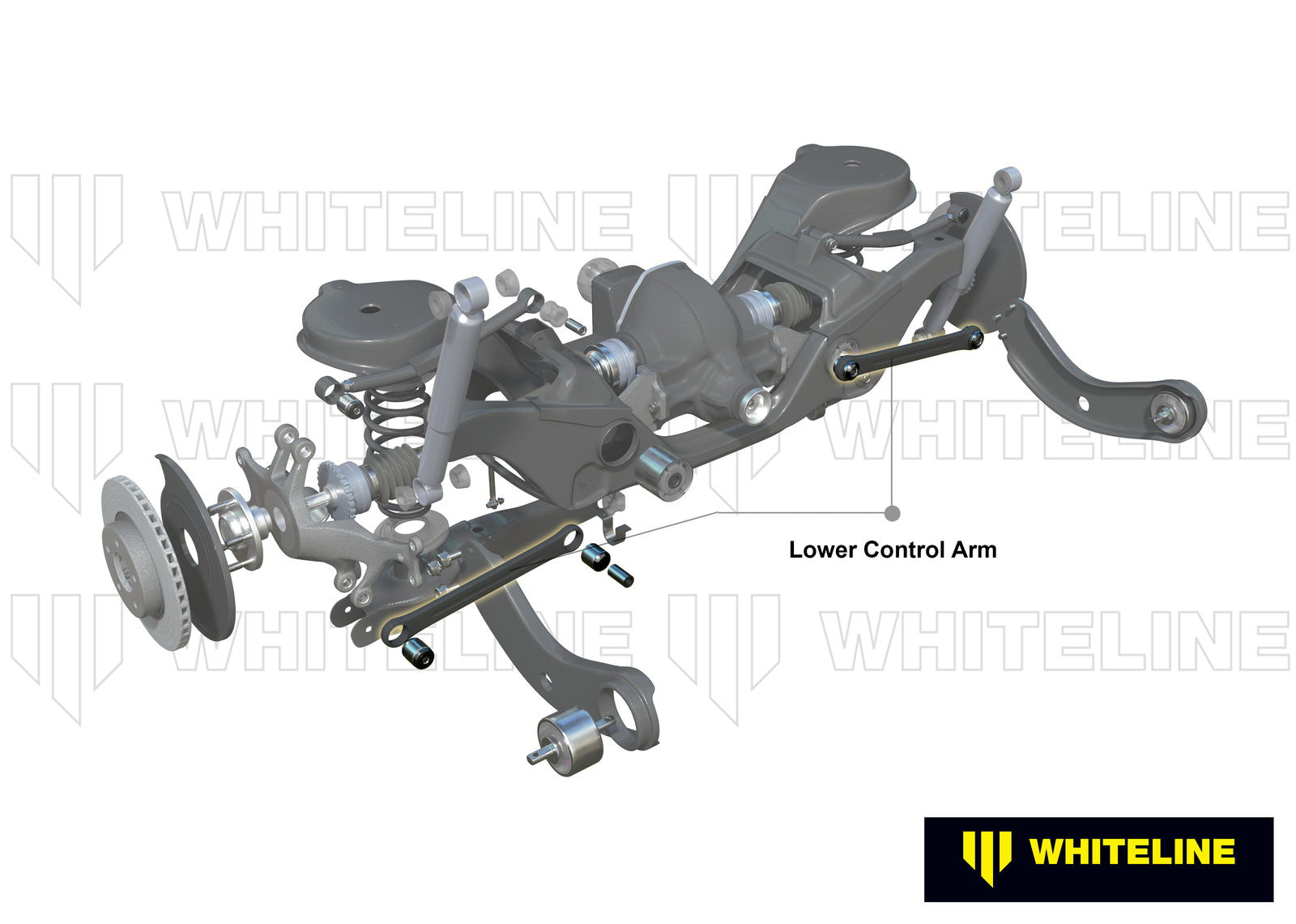 Whiteline Rear Control Arm Lower Front - Arm to Suit Ford Focus, Mazda3 and Volvo C30, S40 | KTA137