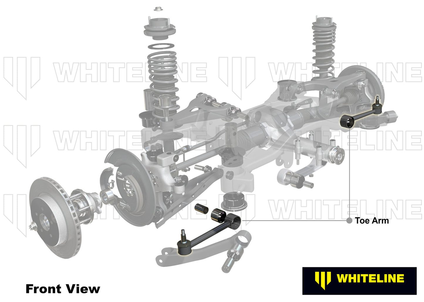 Whiteline Rear Control Arm Lower Front - Arm Assembly to Suit Subaru BRZ, Forester, Impreza, Levorg,