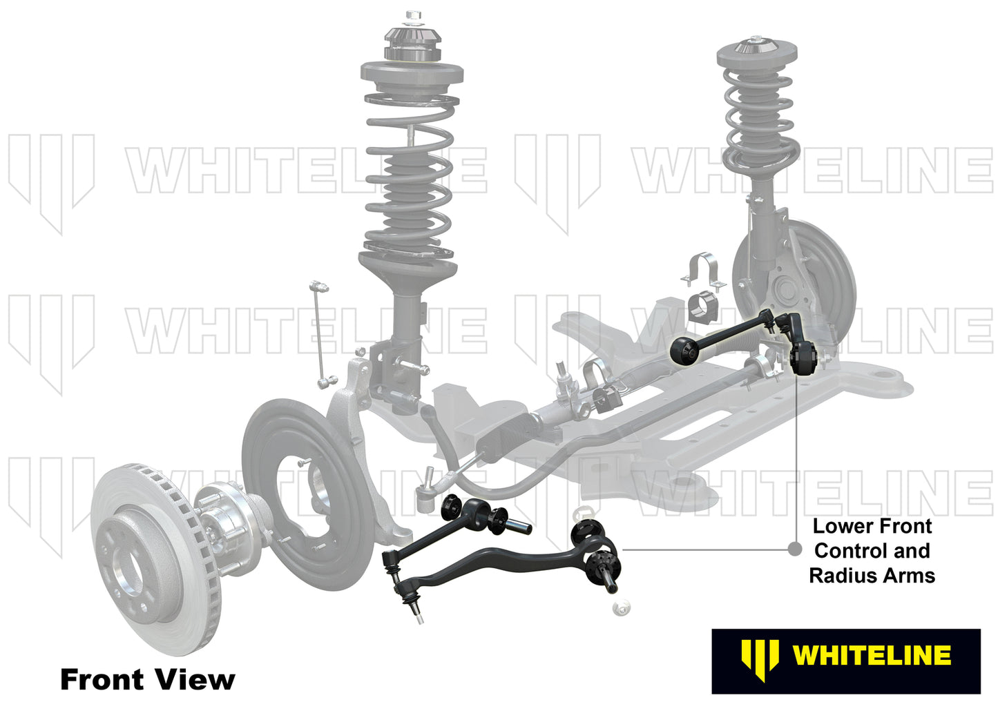 Whiteline Front Control and Radius Arm Lower - Arm to Suit BMW 1, 3 Series and X1 | KTA255