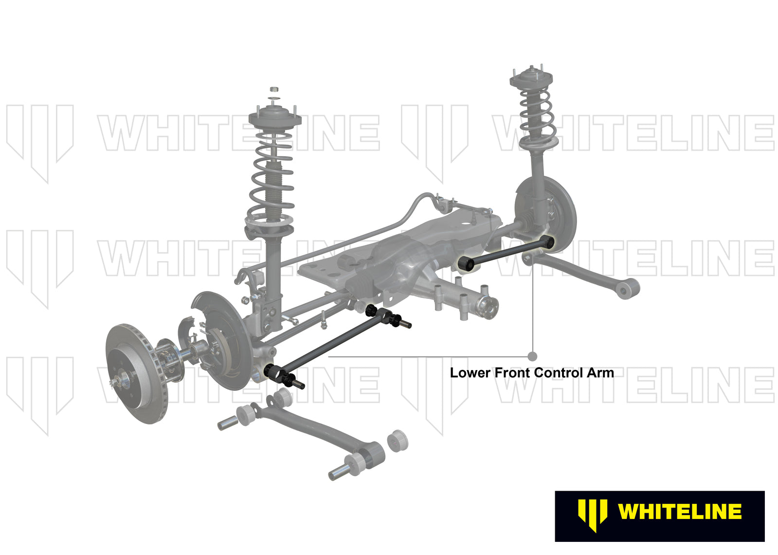 Whiteline Rear Control Arm Upper - Arm to Suit Honda Civic X Gen FC, FK, FK8 | KTA259