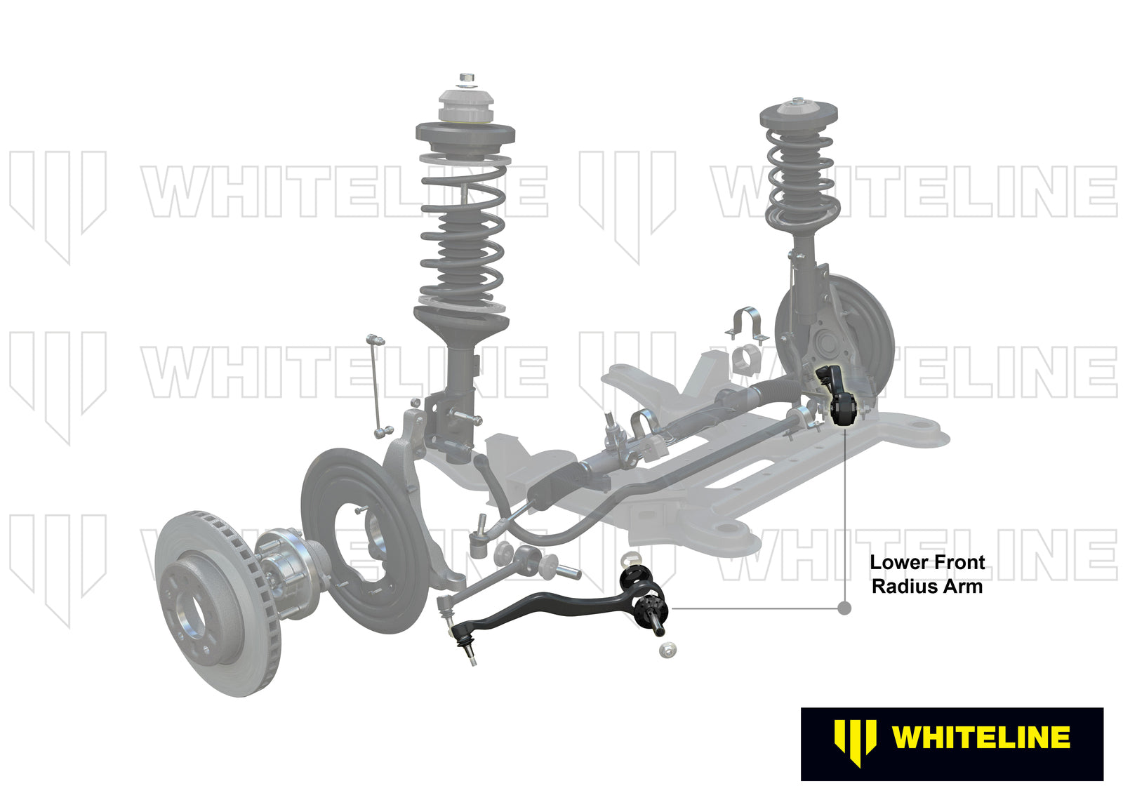 Whiteline Front Radius Arm Lower - Arm to Suit BMW M2, M3, M4 F80 | KTA285