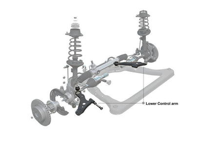 Whiteline Front Control Arm Lower - Arm Assembly to Suit Subaru Forester SJ | KTA361