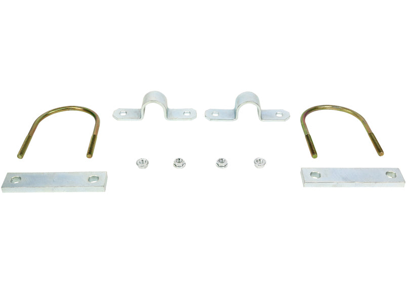Whiteline Universal Sway Bar Mount - Saddle Kit U-Bolt Style to suit Ford 9" Diff 95x130mm | KU4