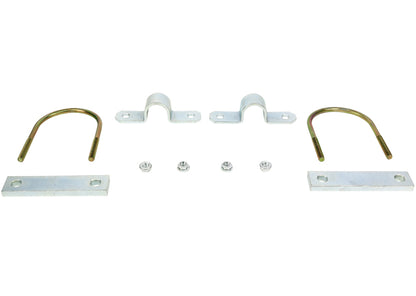 Whiteline Universal Sway Bar Mount - Saddle Kit U-Bolt Style to suit Ford 9" Diff 95x130mm | KU4