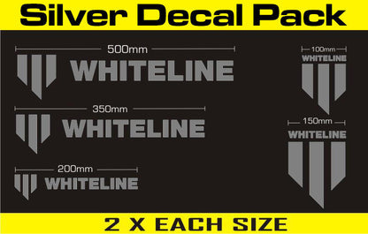 Whiteline Whiteline Decal Kits - Silver | KWM003