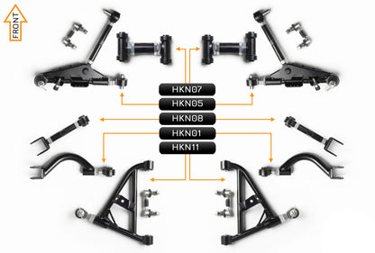V2 PRO Arm Kit - Nissan Skyline R32 (Front & Rear)