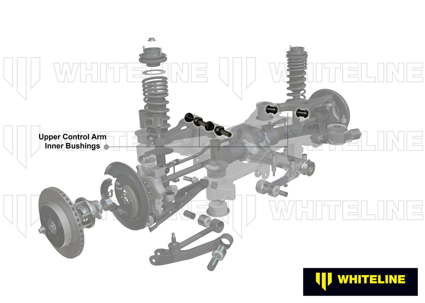 Whiteline Rear Control Arm Upper Front - Inner Bushing Kit to Suit Mitsubishi Lancer Evo IV-IX | W05
