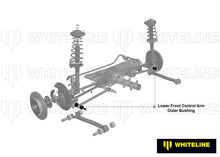 Whiteline Rear Control Arm Lower Front - Arm Service Kit to Suit Subaru Forester, Impreza, Liberty a