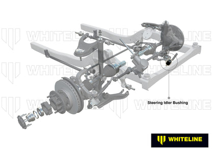 Whiteline Front Steering Idler Arm - Bushing Kit to Suit Nissan 720, Navara D21 and Pathfinder WD21