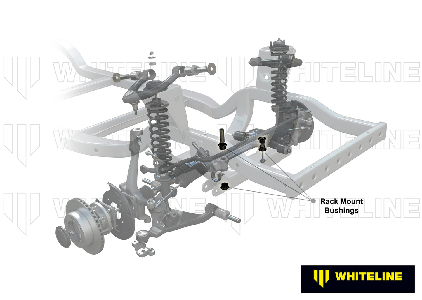 Whiteline Front Steering Draglink - Bushing Kit to Suit Jaguar Mk1, Mk2 | W11515