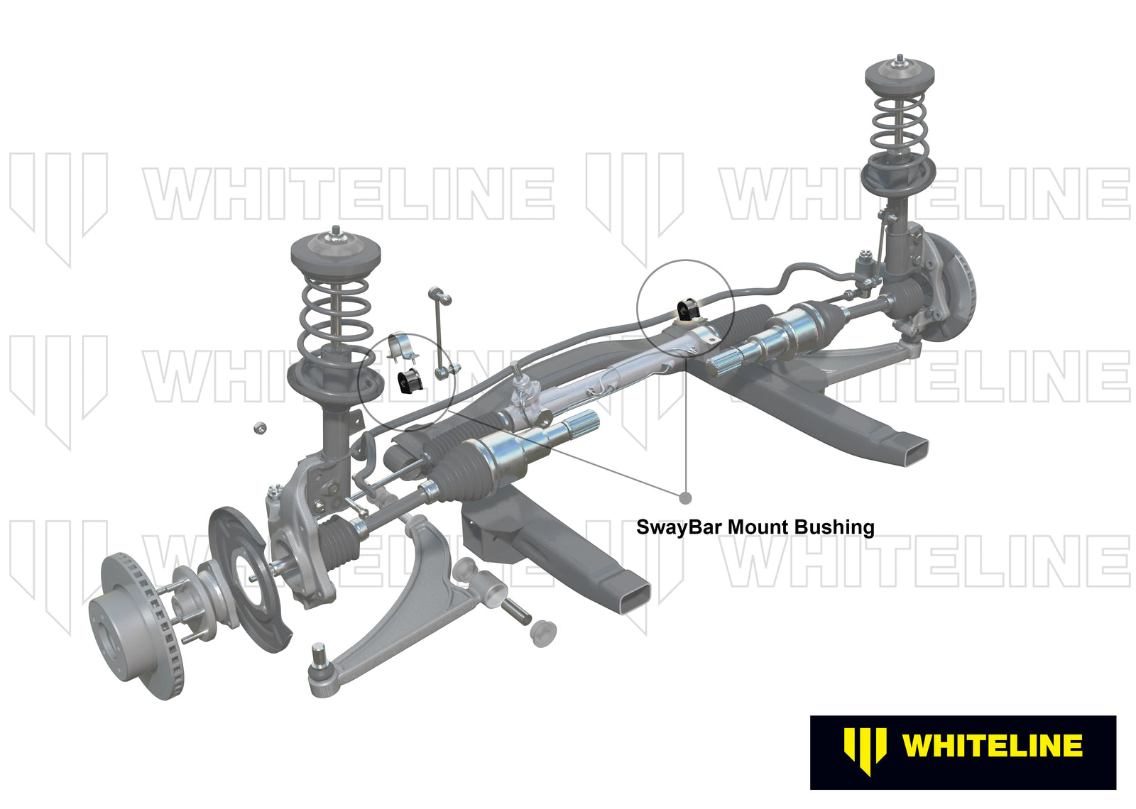 Whiteline Front Sway Bar Mount - Bushing Kit 27mm to Suit Ford Capri, Laser, Mondeo and Mazda 323 |