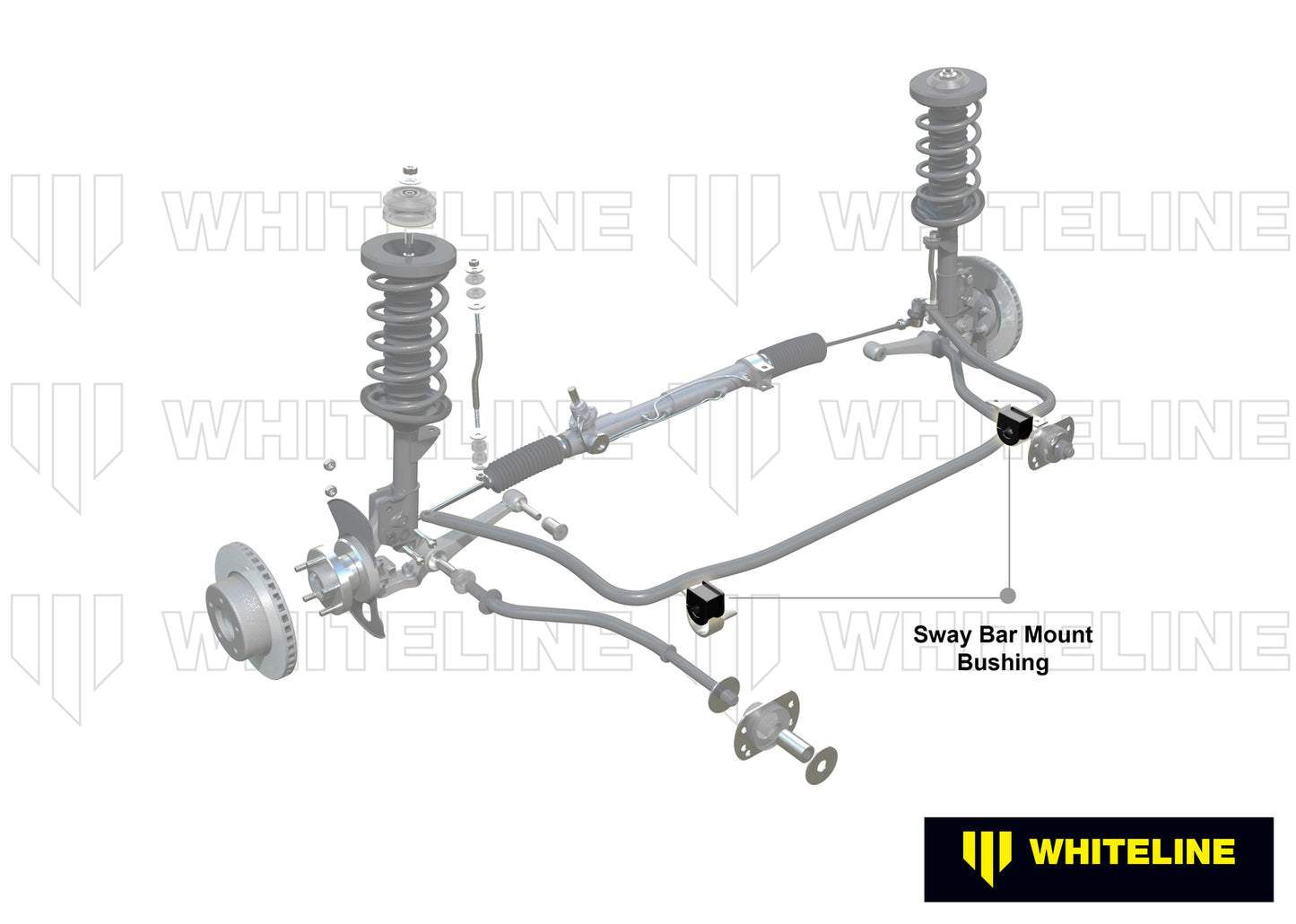 Whiteline Sway Bar Mount - Bushing Kit 17mm to Suit Toyota Corolla | W21671