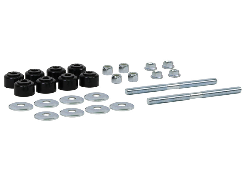 Whiteline Universal Sway Bar Link - Treaded Rod and Bushings style - 140mm With Bushings | W21806S
