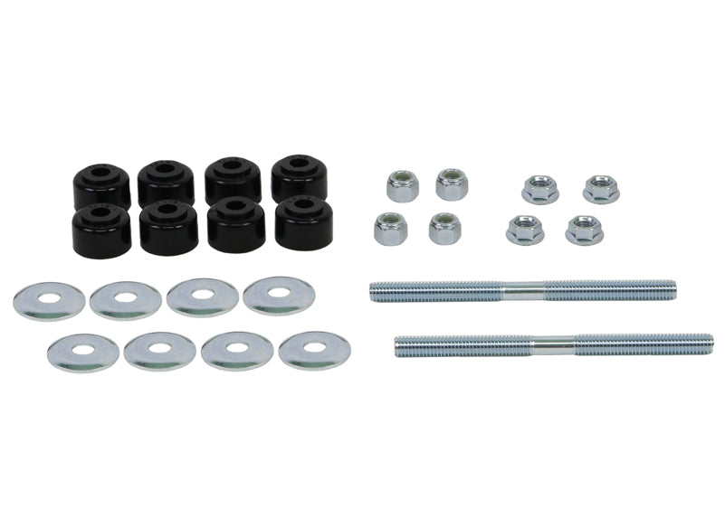 Whiteline Universal Sway Bar Link - Treaded Rod and Bushings style - 140mm With Bushings | W21806S