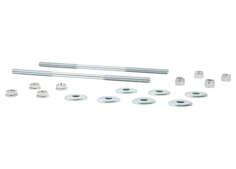Whiteline Universal Sway Bar Link - Treaded Rod and Bushings style - 240mm Without Bushings | W21809