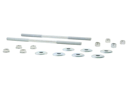 Whiteline Universal Sway Bar Link - Treaded Rod and Bushings style - 240mm Without Bushings | W21809