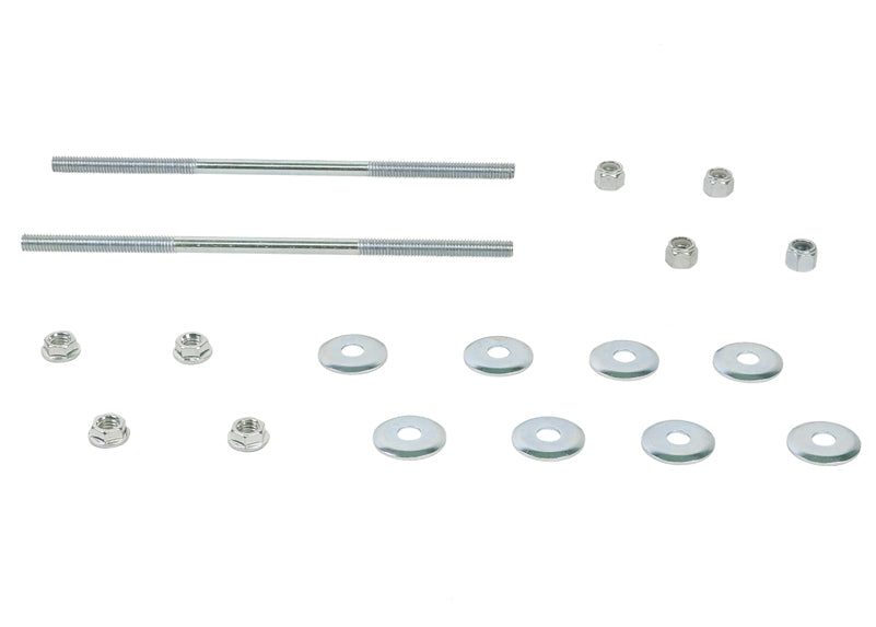Whiteline Universal Sway Bar Link - Treaded Rod and Bushings style - 240mm Without Bushings | W21809