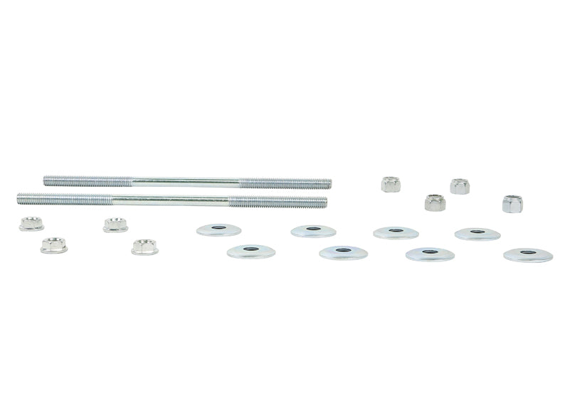 Whiteline Universal Sway Bar Link - Treaded Rod and Bushings style - 240mm Without Bushings | W21809