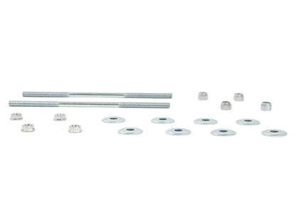 Whiteline Universal Sway Bar Link - Treaded Rod and Bushings style - 240mm Without Bushings | W21809