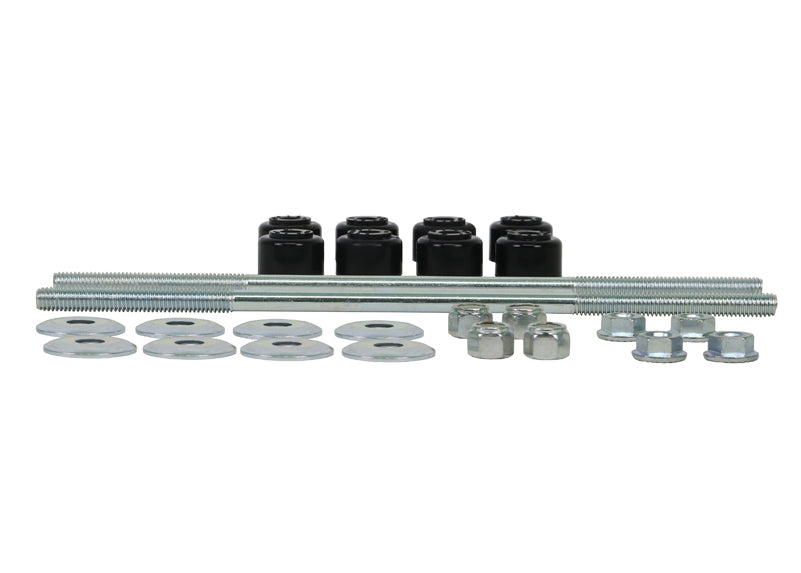 Whiteline Universal Sway Bar Link - Treaded Rod and Bushings style - 280mm With Bushings | W21810S